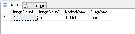 Declaring multiple variables and assigning values to them in a single statement